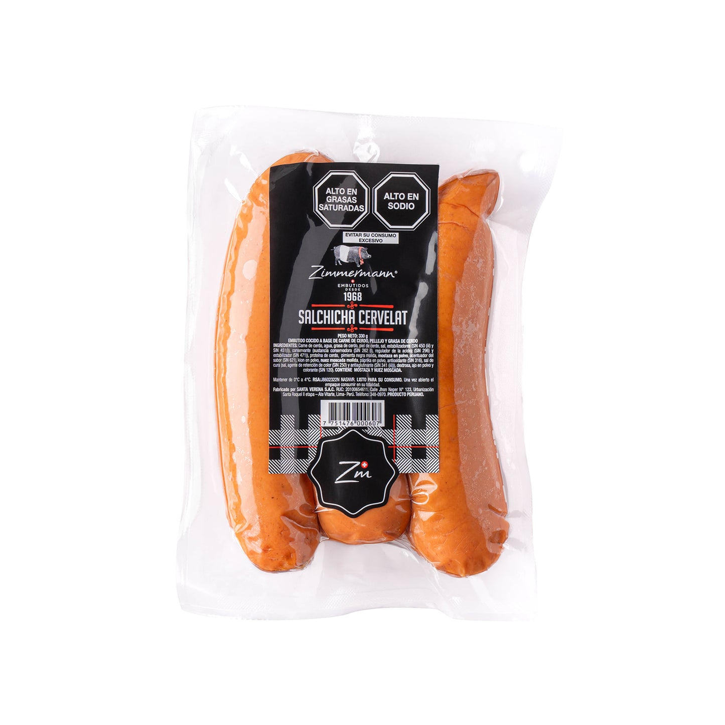 Salchicha Cervelat 330g