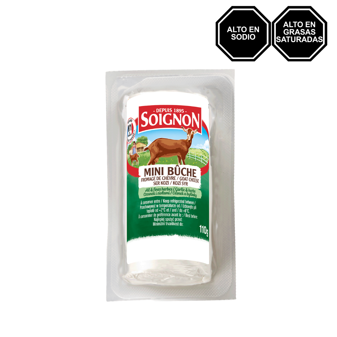 Queso de Cabra con Ajo & Hierbas 110g
