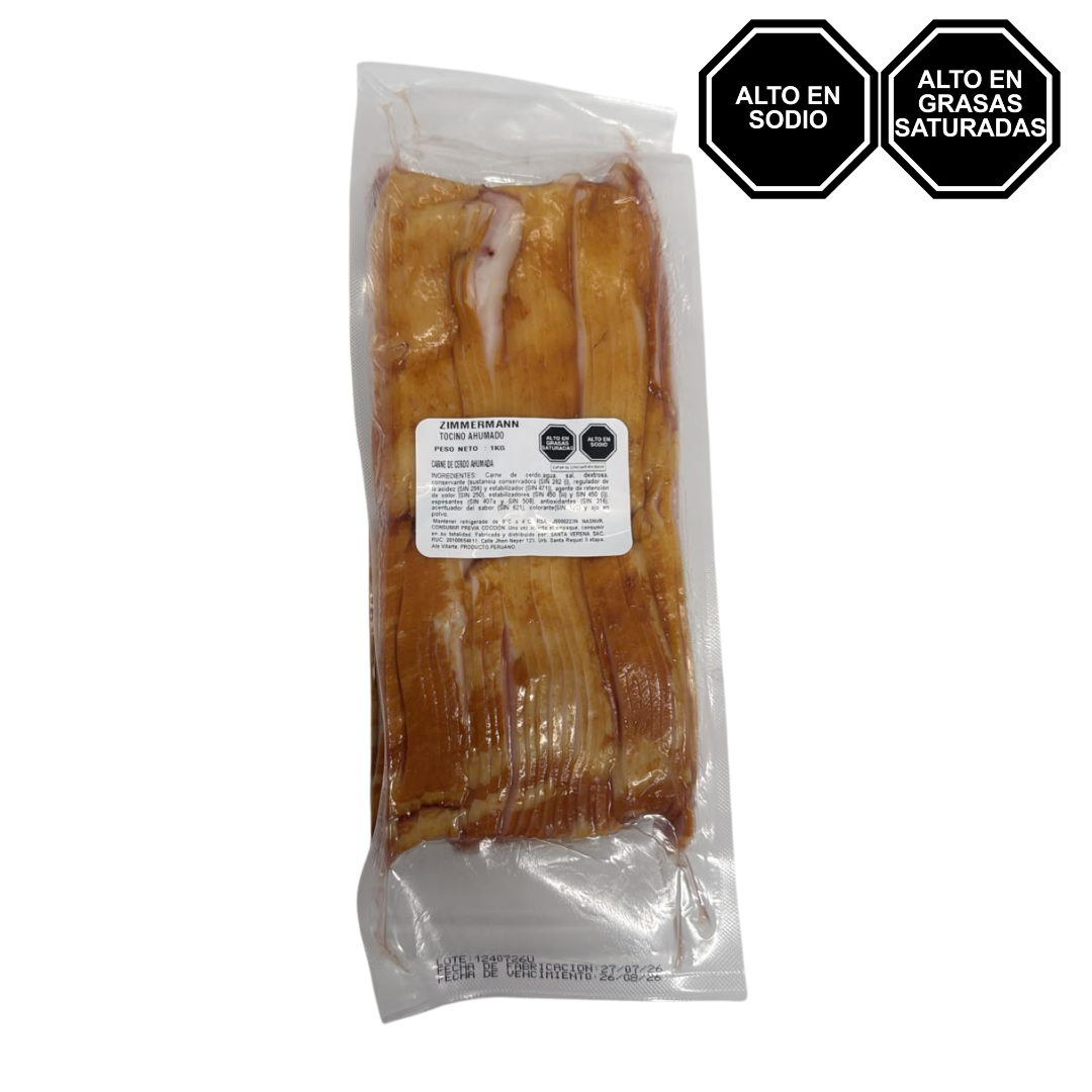 Tocino Ahumado Zimmermann 1kg